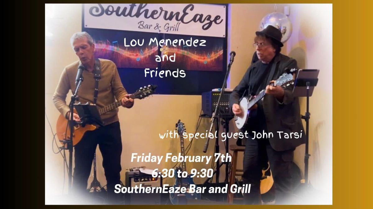 LIVE MUSIC w\/Lou Menendez and friends at SouthernEazBar & Grill in LUTZ