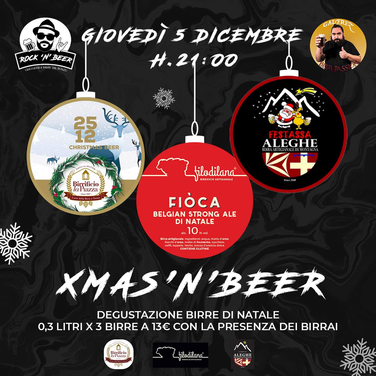 XMAS'N'BEER - Degustazione birre di Natale