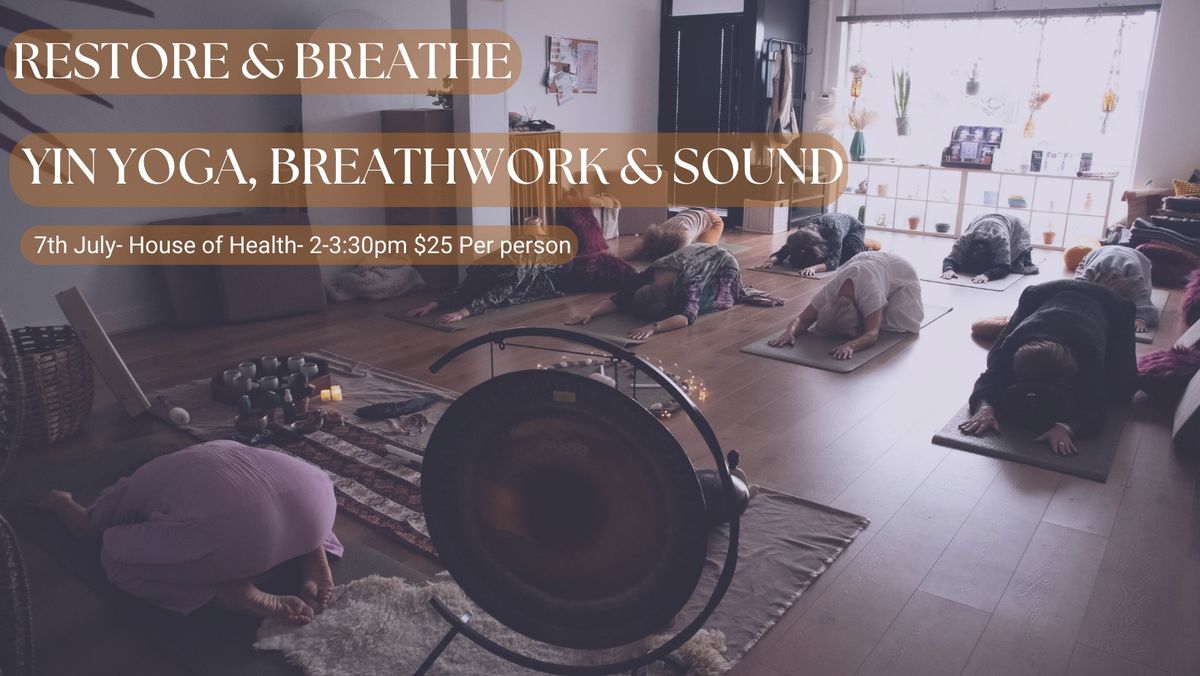 Restore and Breathe: A Yin Yoga Workshop