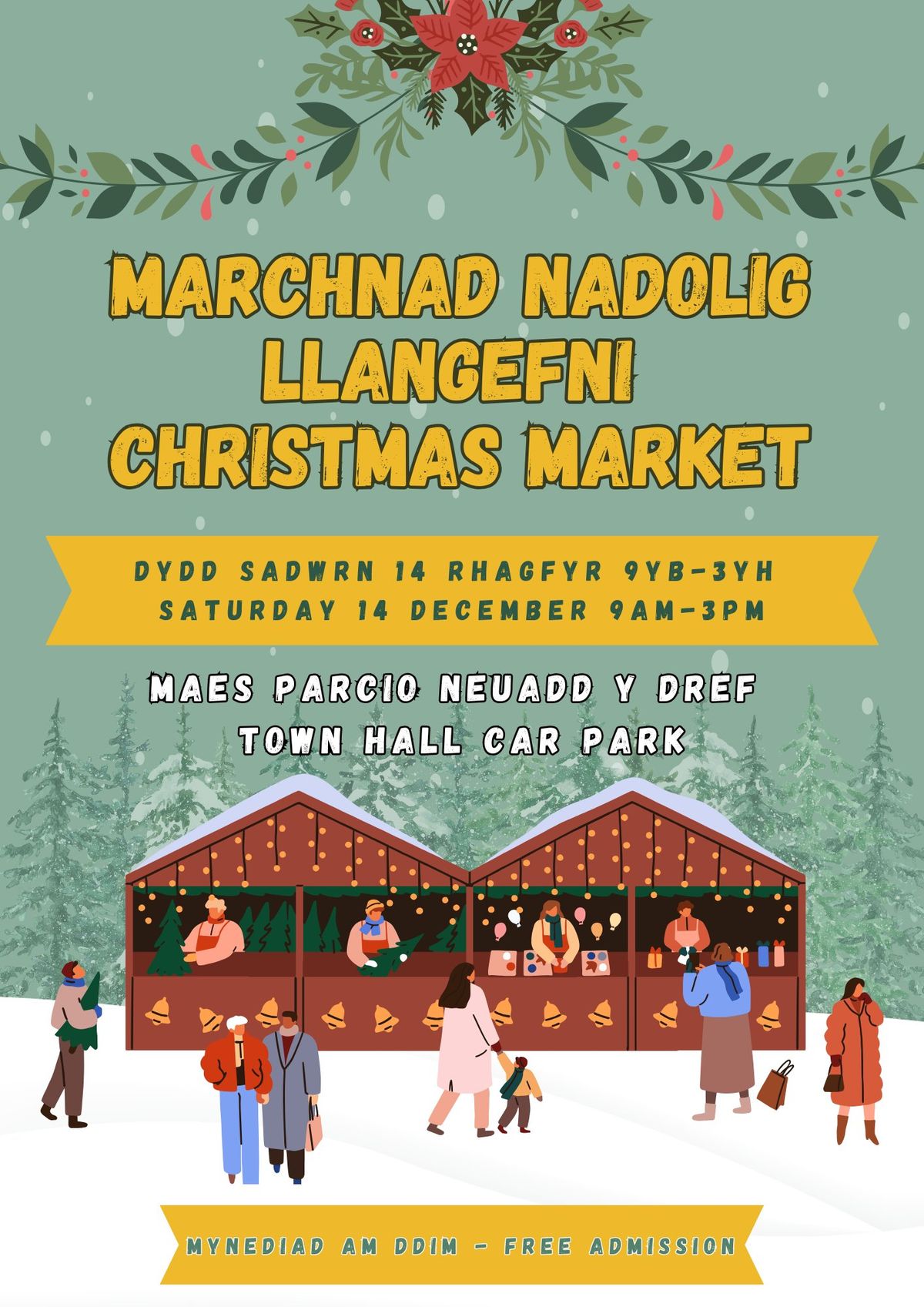 Marchnad Nadolig Llangefni Christmas Market