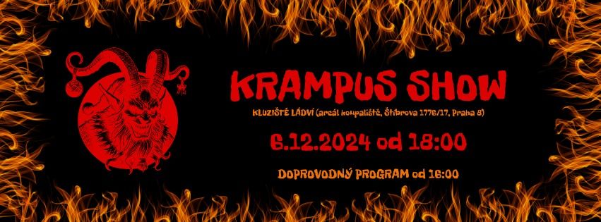 KRAMPUS SHOW v are\u00e1lu koupali\u0161t\u011b L\u00e1dv\u00ed