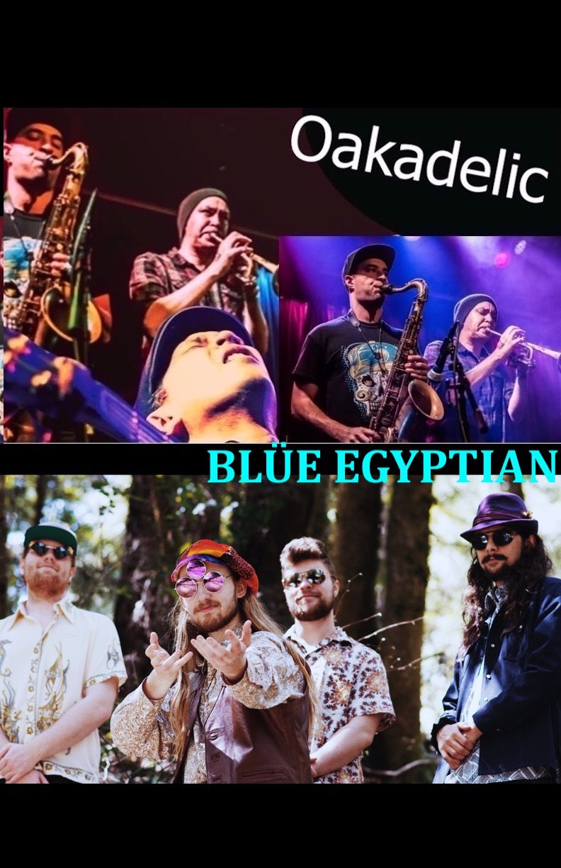 OAKADELIC ("Think Jamiroquai meets P-Funk") + BL\u00dc EGYPTIAN  at Boom Boom Room