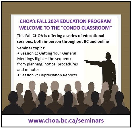 CHOA Fall Education Program - Kelowna