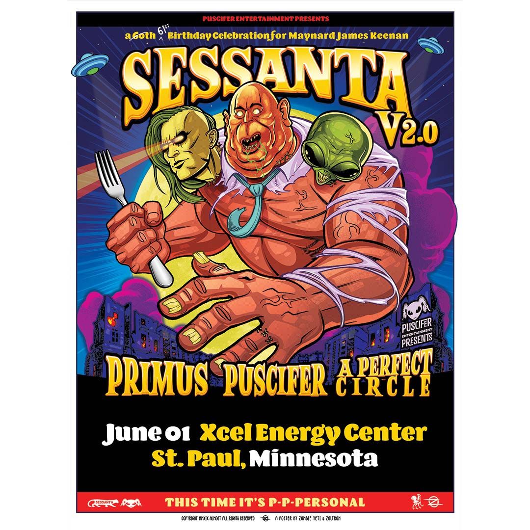 Sessanta V2: Primus, Puscifer, and A Perfect Circle at Budweiser Stage