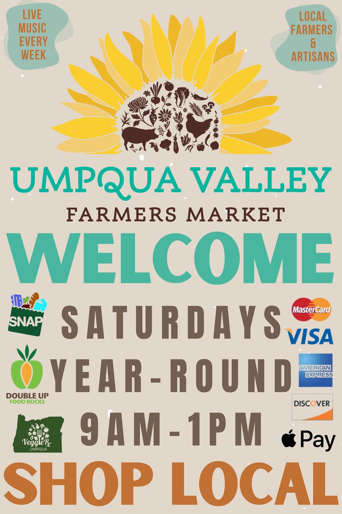 Umpqua Valley Farmers Market DOWNTOWN