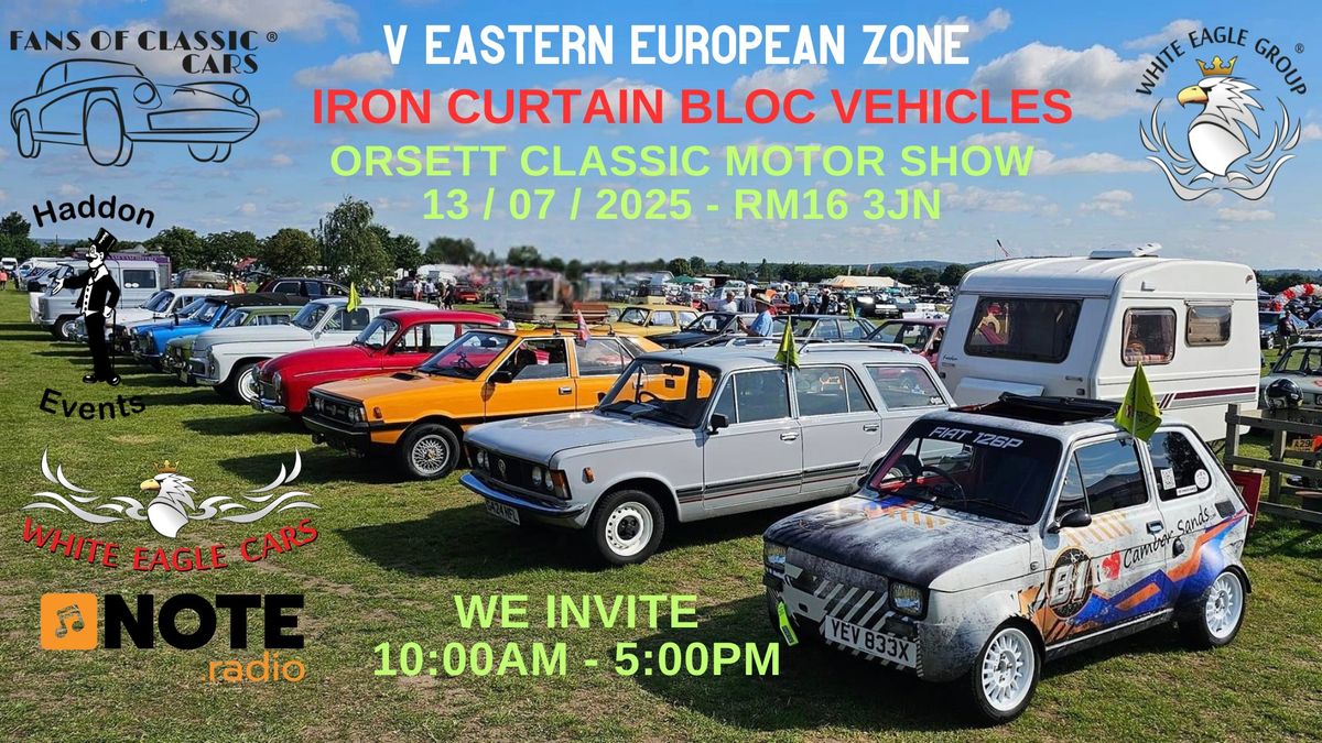 Fans of Classic Cars - V Eastern European Zone \/ Iron Curtain Bloc Vehicle - Orsett Classic Car Show