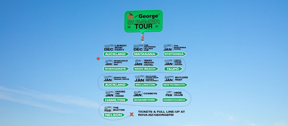 George FM Summer Tour: NEW PLYMOUTH