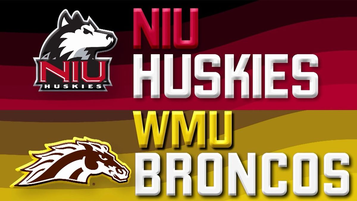 Western Michigan Broncos at Northern Illinois Huskies Football at Huskie Stadium