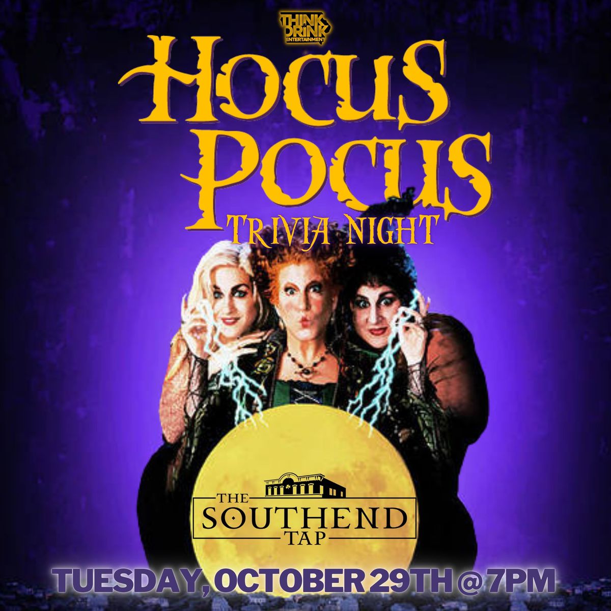 Hocus Pocus Trivia @ The Southend Tap (Dubuque, IA) \/ Tuesday, October 29th @ 7pm