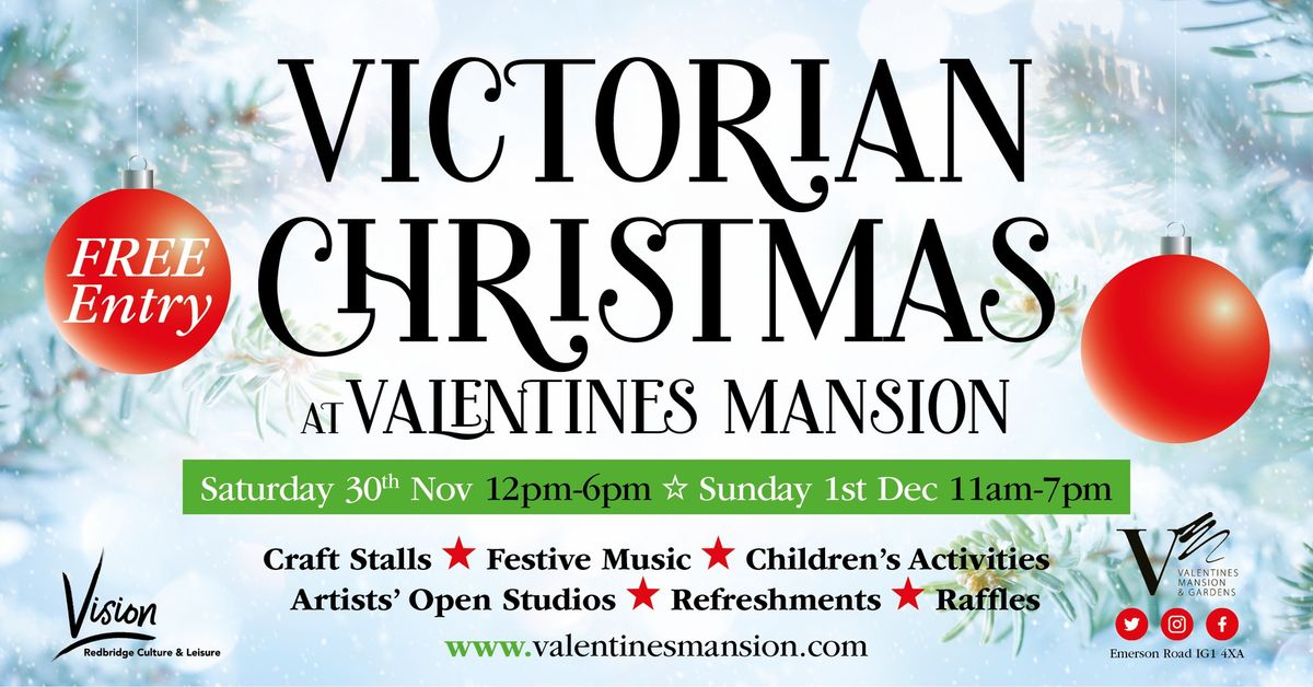 Victorian Christmas at Valentines Mansion 