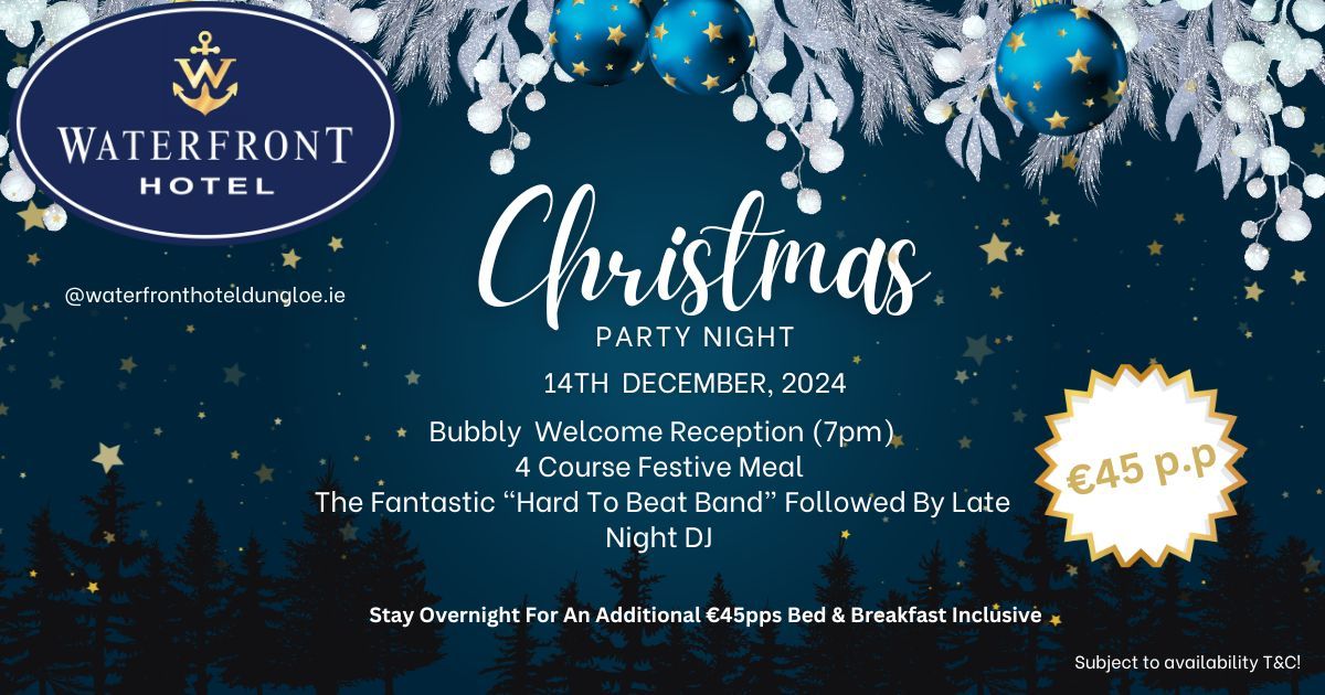 Waterfront Hotel Dungloe Christmas Party.