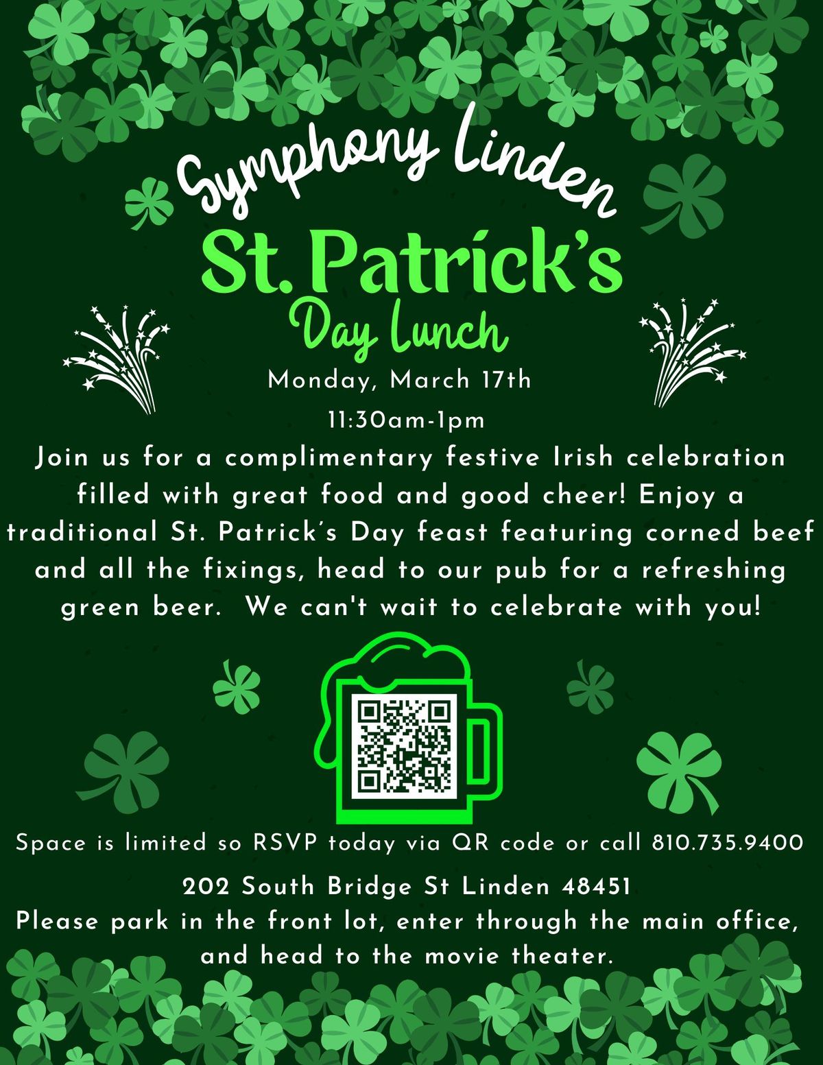 St. Patrick's Day Community Luncheon