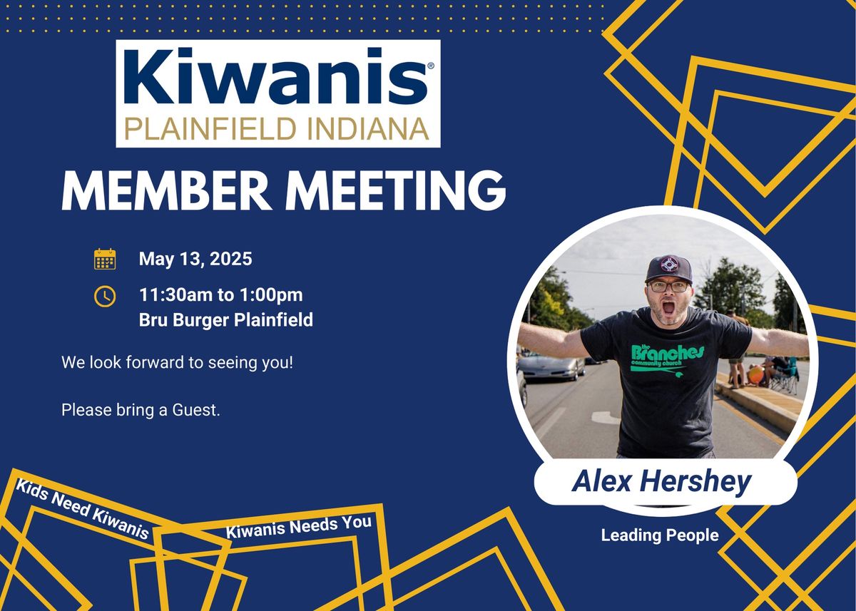 Kiwanis Member Meeting