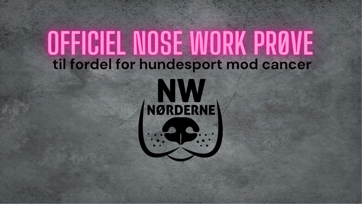 Officiel nose work pr\u00f8ve til fordel for HMC 2025 (HIF titel)