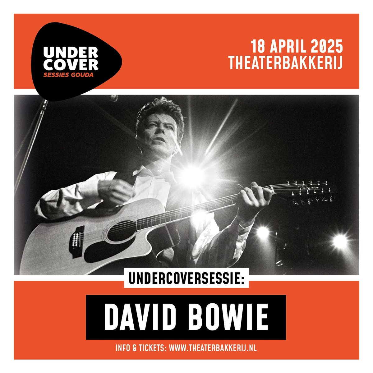 Undercoversessie: David Bowie | De Theaterbakkerij