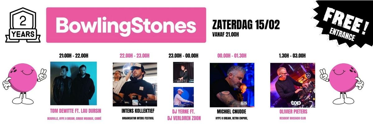 2 jaar Bowling Stones Waregem