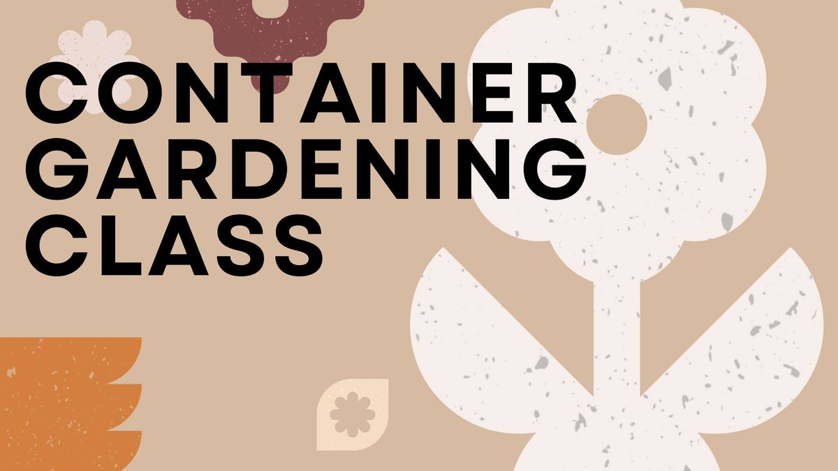 Albemarle Library - Container Gardening Class