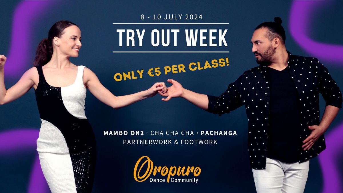 Try Out Week at Oropuro | Special Prices & Discounts