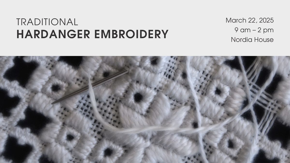 Traditional Hardanger Embroidery