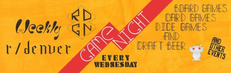 3rd Wednesday Gamenight at 4 Noses Park Hill