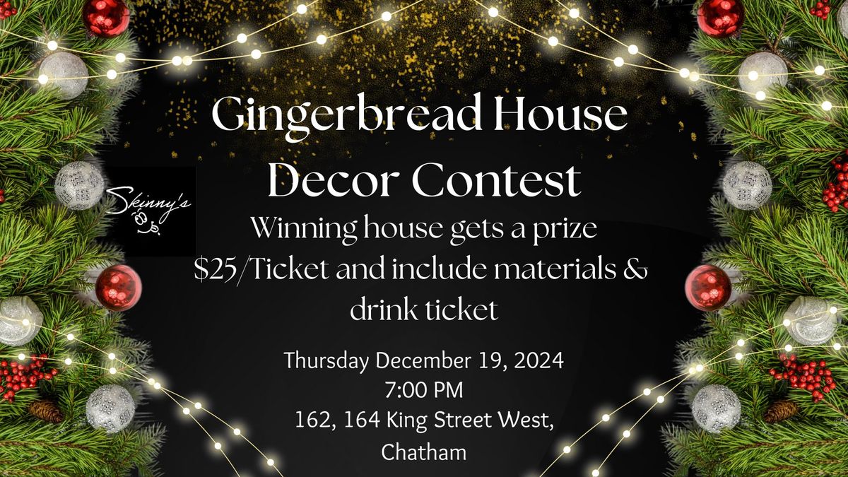 Gingerbread House Decor Contest