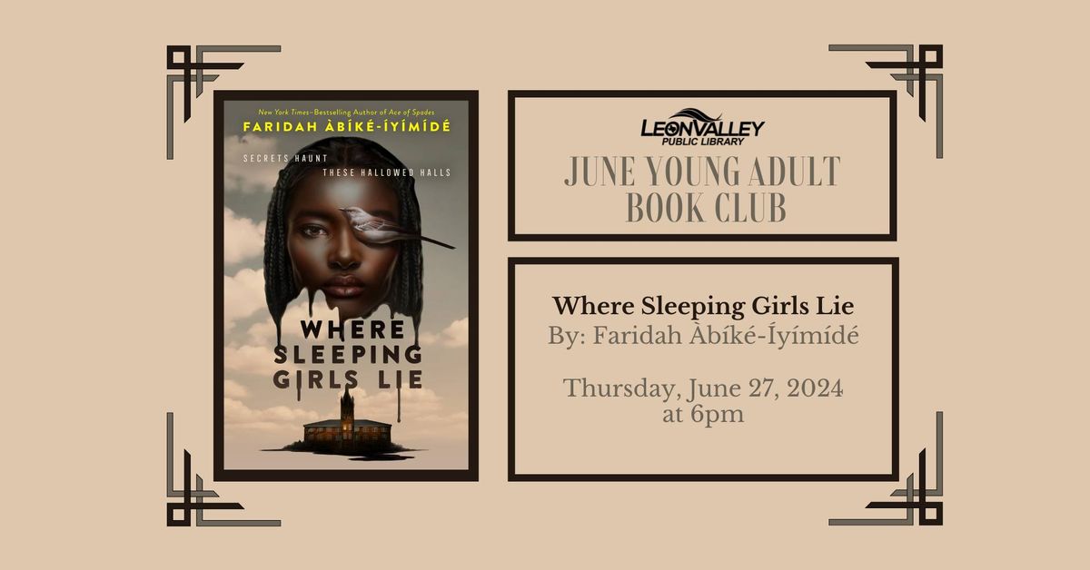 June Young Adult Book Club