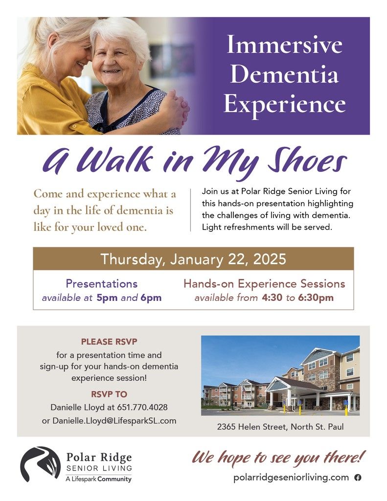 A Walk in My Shoes: An Immersive Dementia Experience