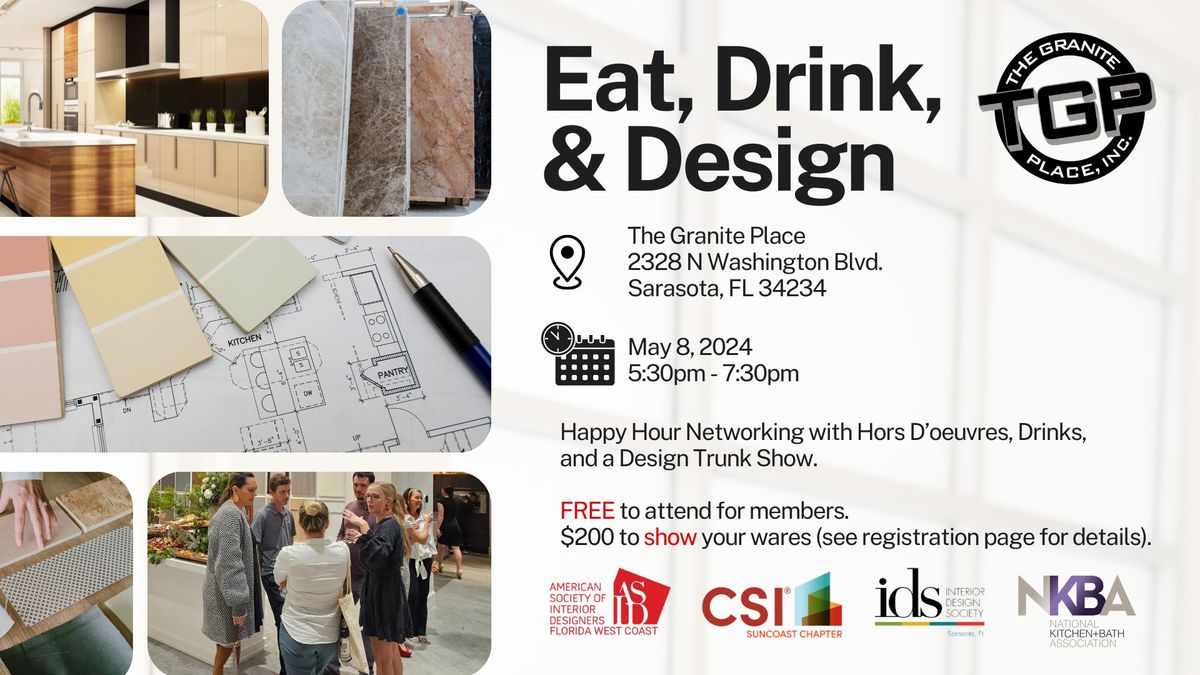 Eat, Drink, and Design 