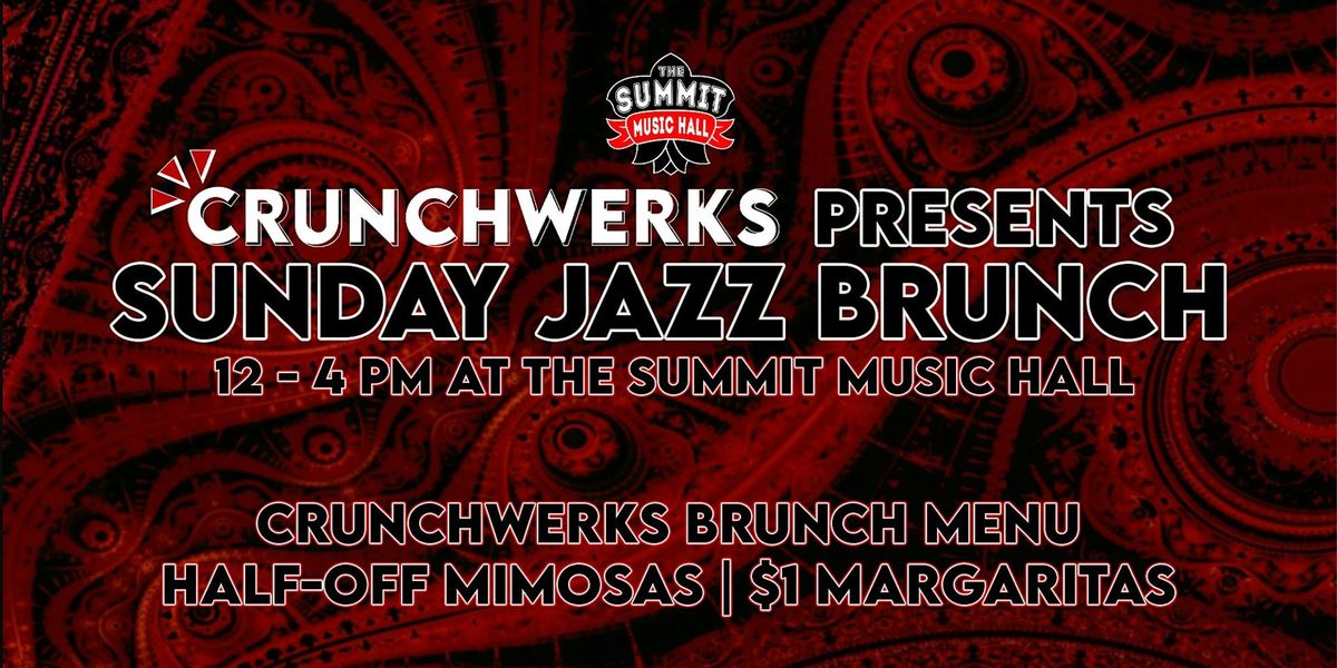 Crunchwerks presents Jazz Brunch Sunday - Jake Smith Trio