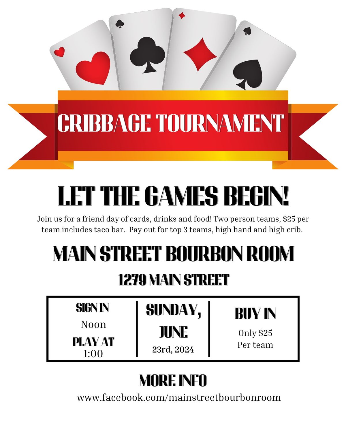 MSBR Cribbage Tournament 