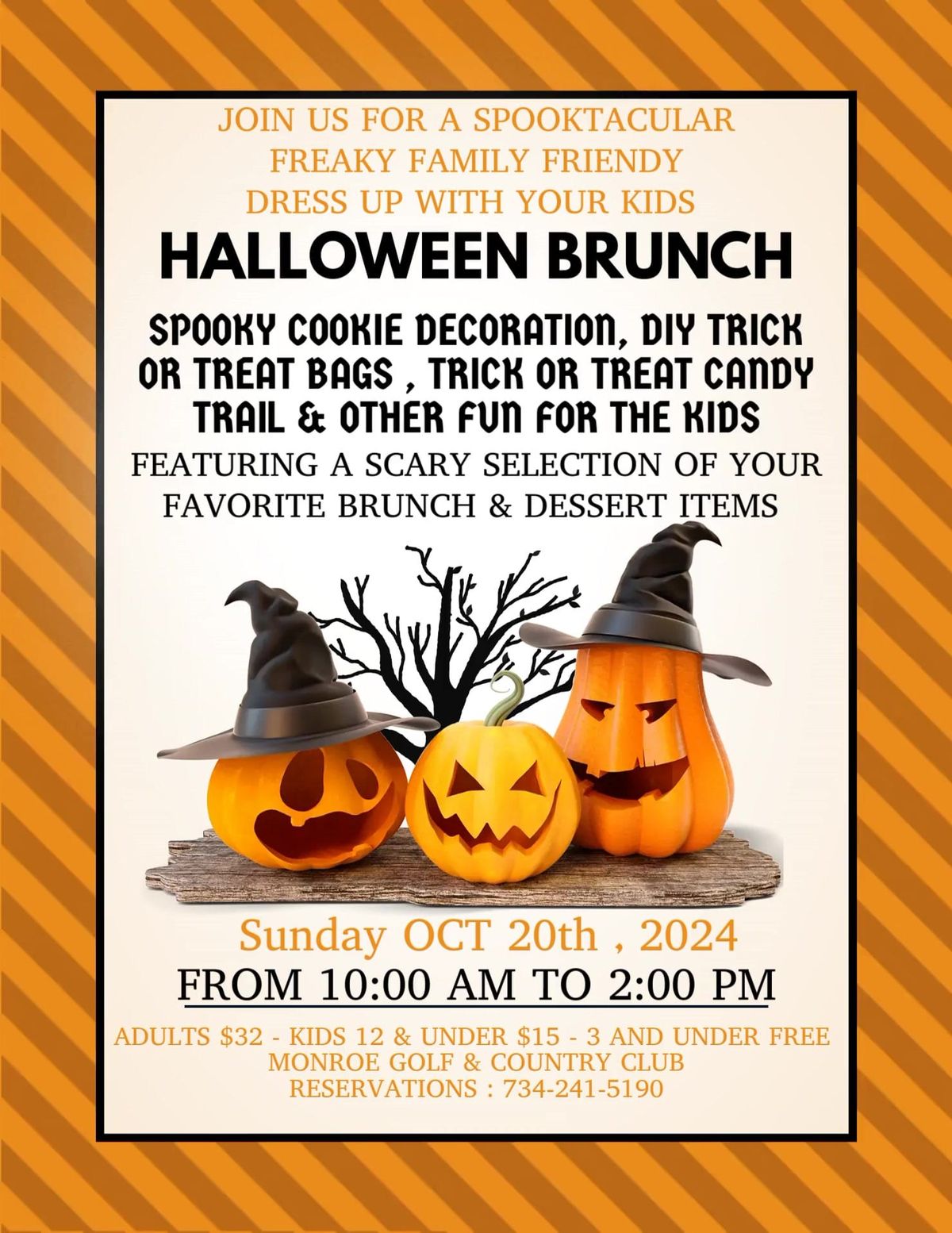 Halloween Brunch and Activities 