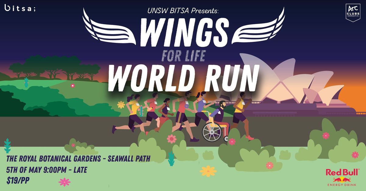[CANCELLED] UNSW BITSA Presents: Wings For Life World Run