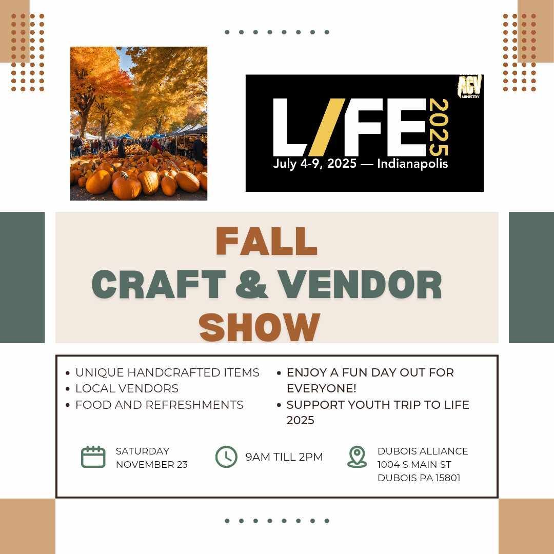 FALL CRAFT & VENDOR SHOW