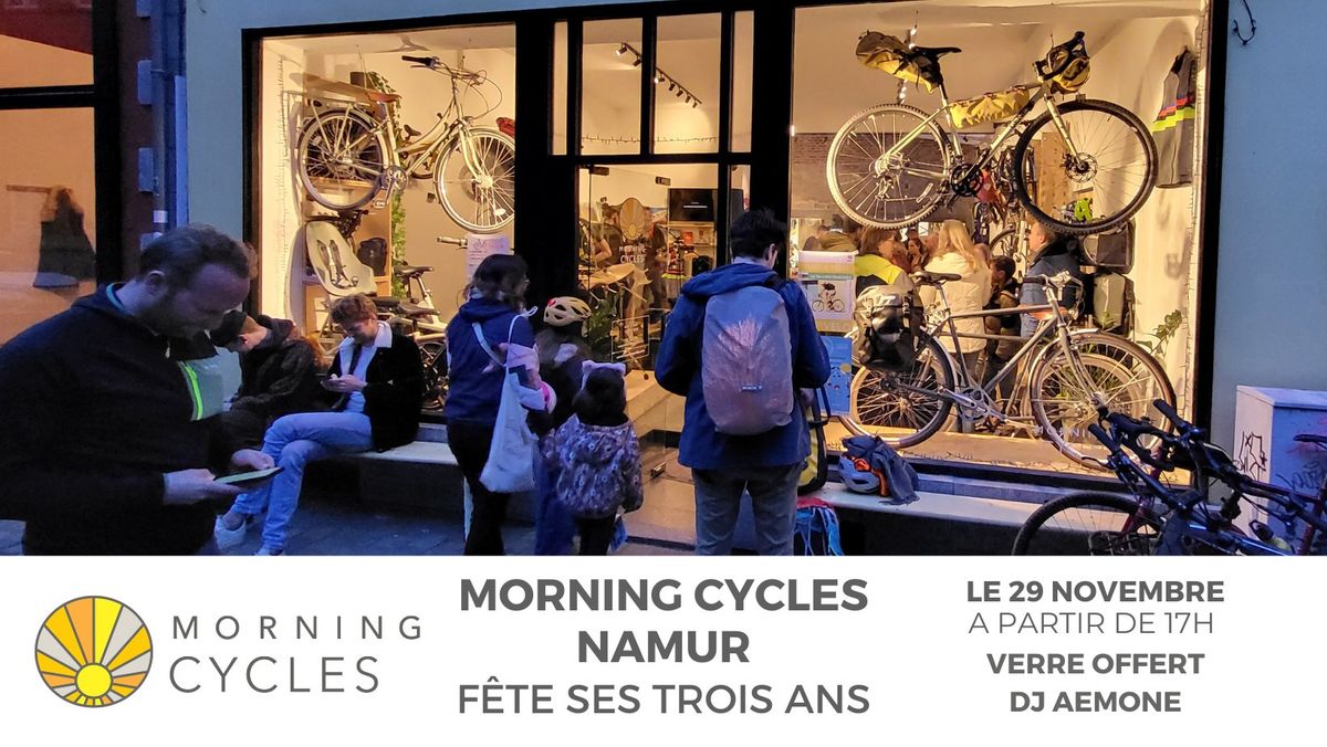 F\u00eatons les trois ans de Morning Cycles ! 