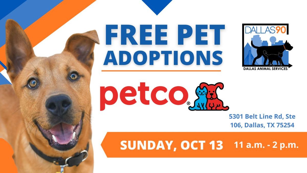 Free Adoptions at Petco on Belt Line