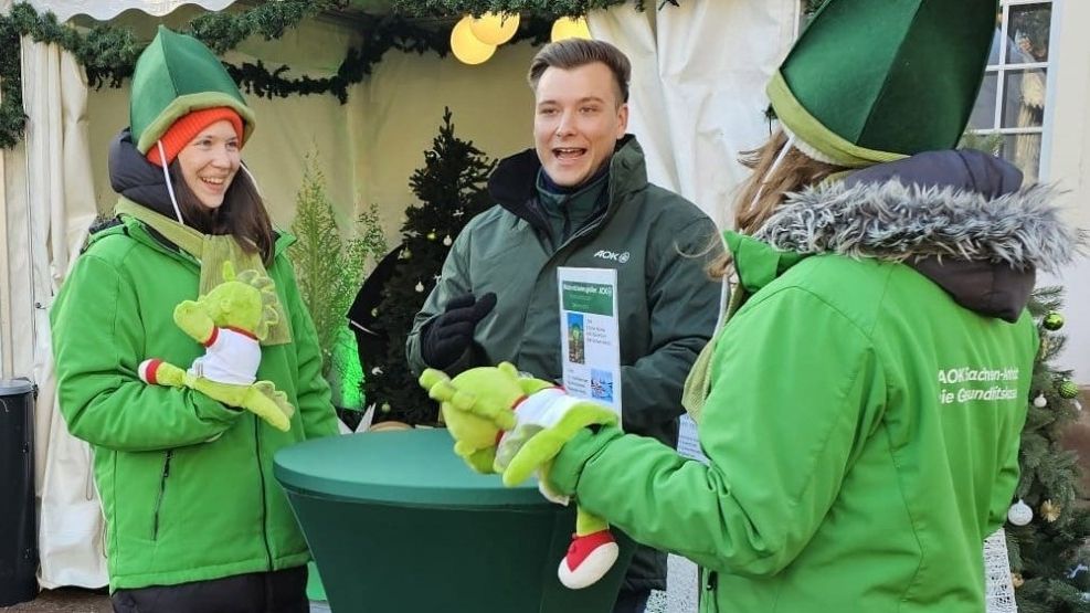 Die AOK-Weihnachtstour in Bernburg