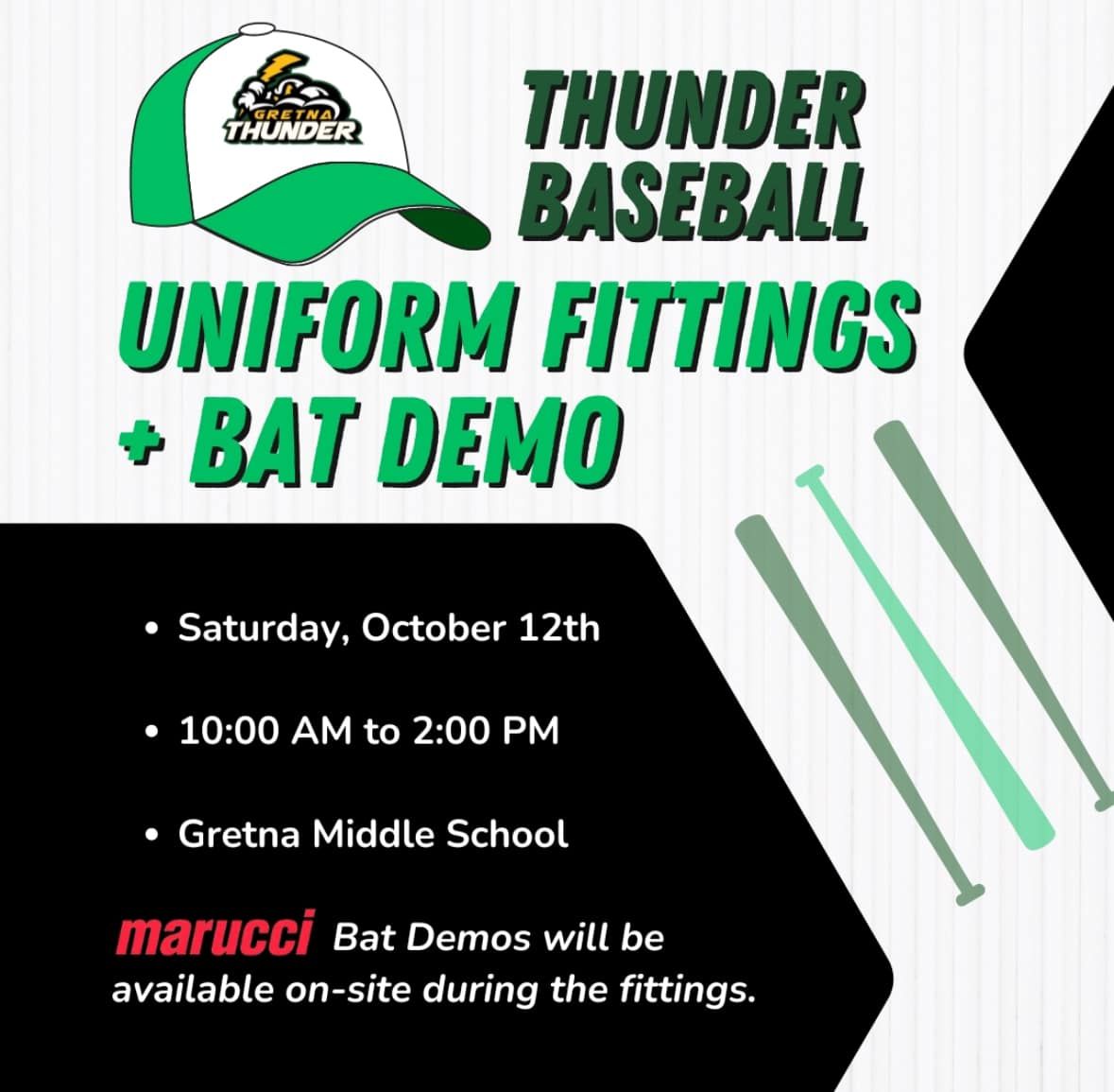 Thunder Baseball Uniform Fitting