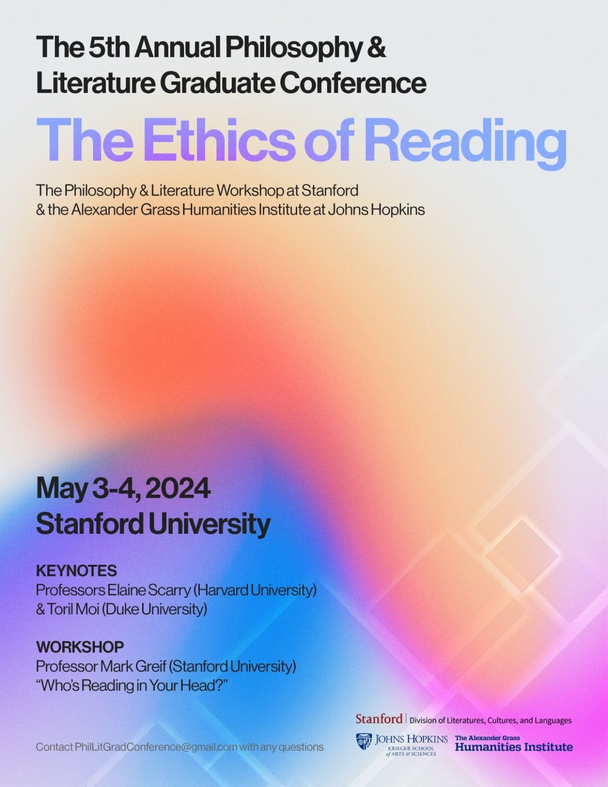 Johns Hopkins\/Stanford Phil + Lit Graduate Student Conference 2024