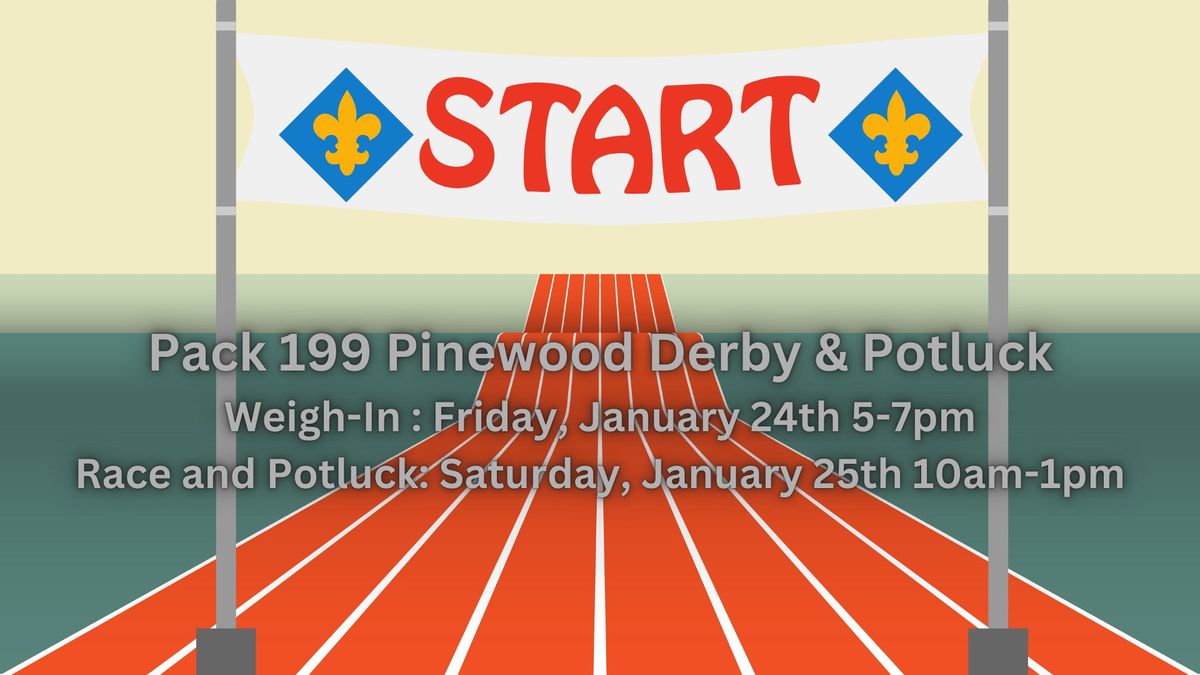 Pinewood Derby Race and Potluck