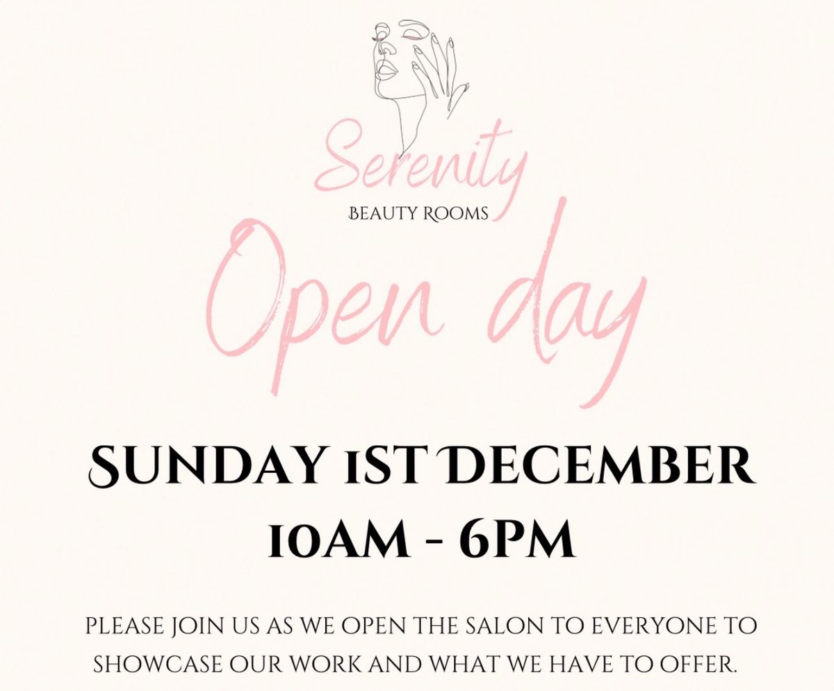 Serenity Beauty Rooms Open Day 