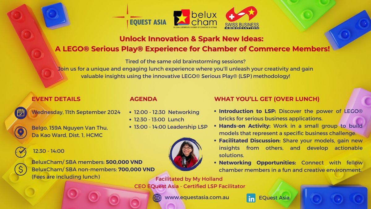 Unlock Innovation & Spark New Ideas: A LEGO\u00ae Serious Play\u00ae Experience