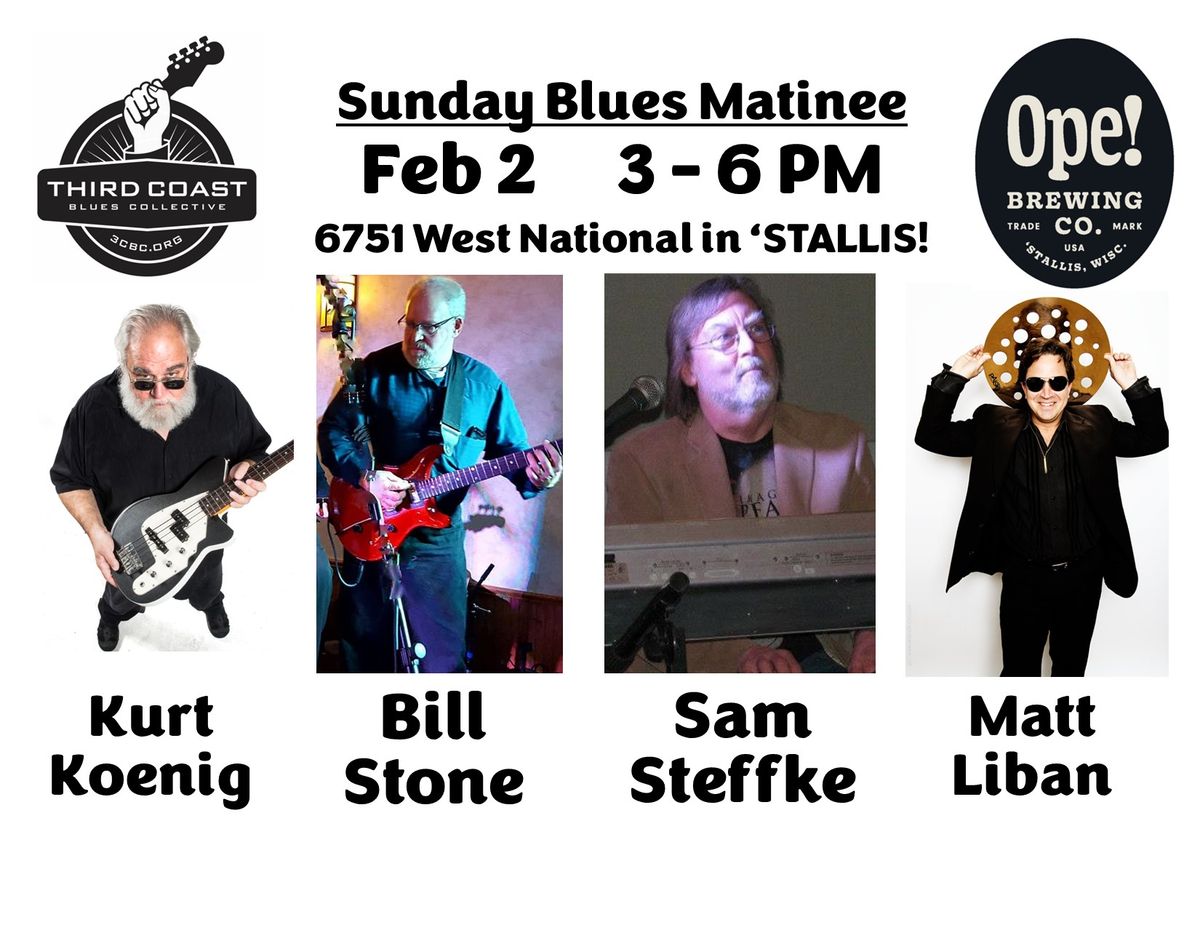 Third Coast Blues with Bill Stone & Sam Steffke - Live @ Ope! Brewing Co.