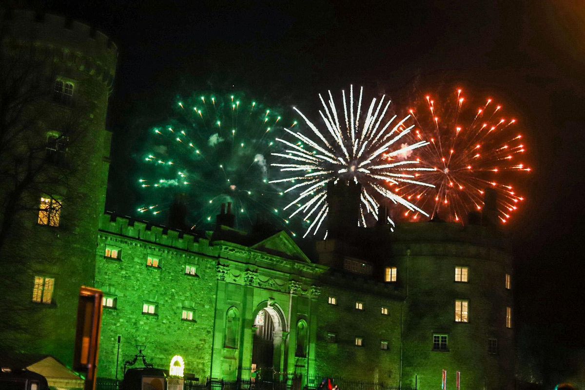 St. Patrick\u2019s Festival Firework Display in Kilkenny Castle Park\u2618\ufe0f