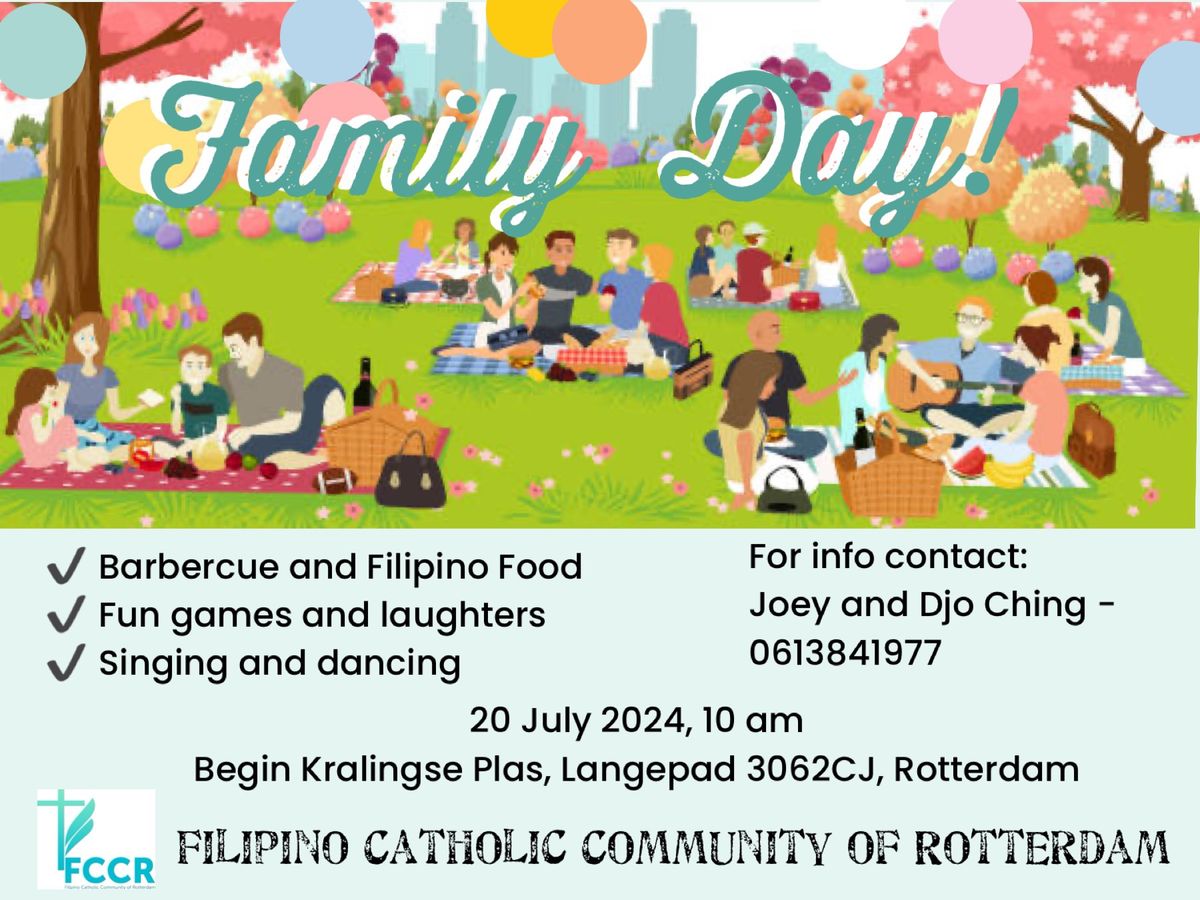 Family Day! (Picnic, bbq, fun games and more!)