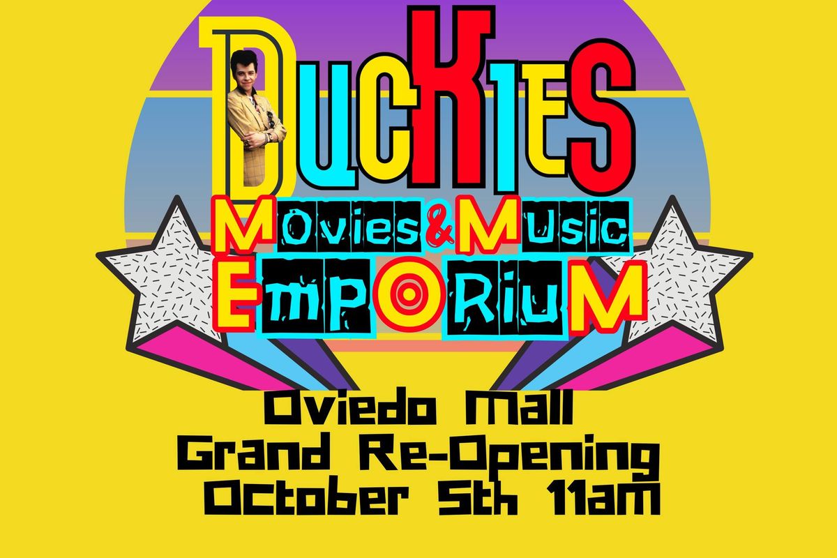 Duckies Movies and Music Emporium Grand Opening