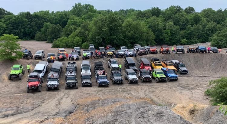 Jeep Parade for John Schiefer 