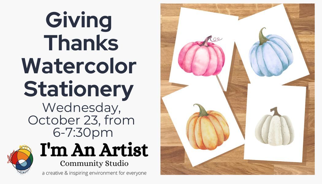 Give Thanks Watercolor Stationery