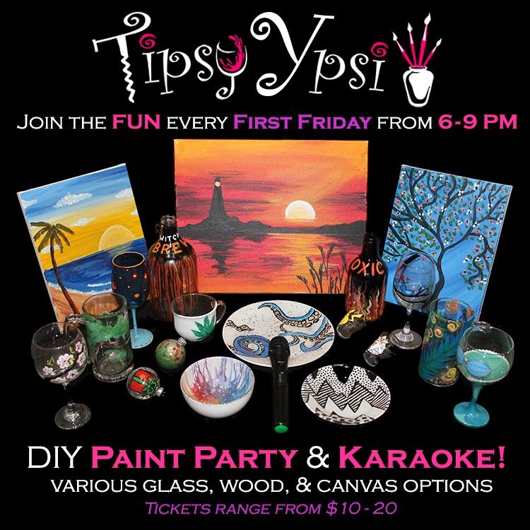 First Friday: DIY Paint Party & Karaoke \u2013 Mar 7 | $10-20