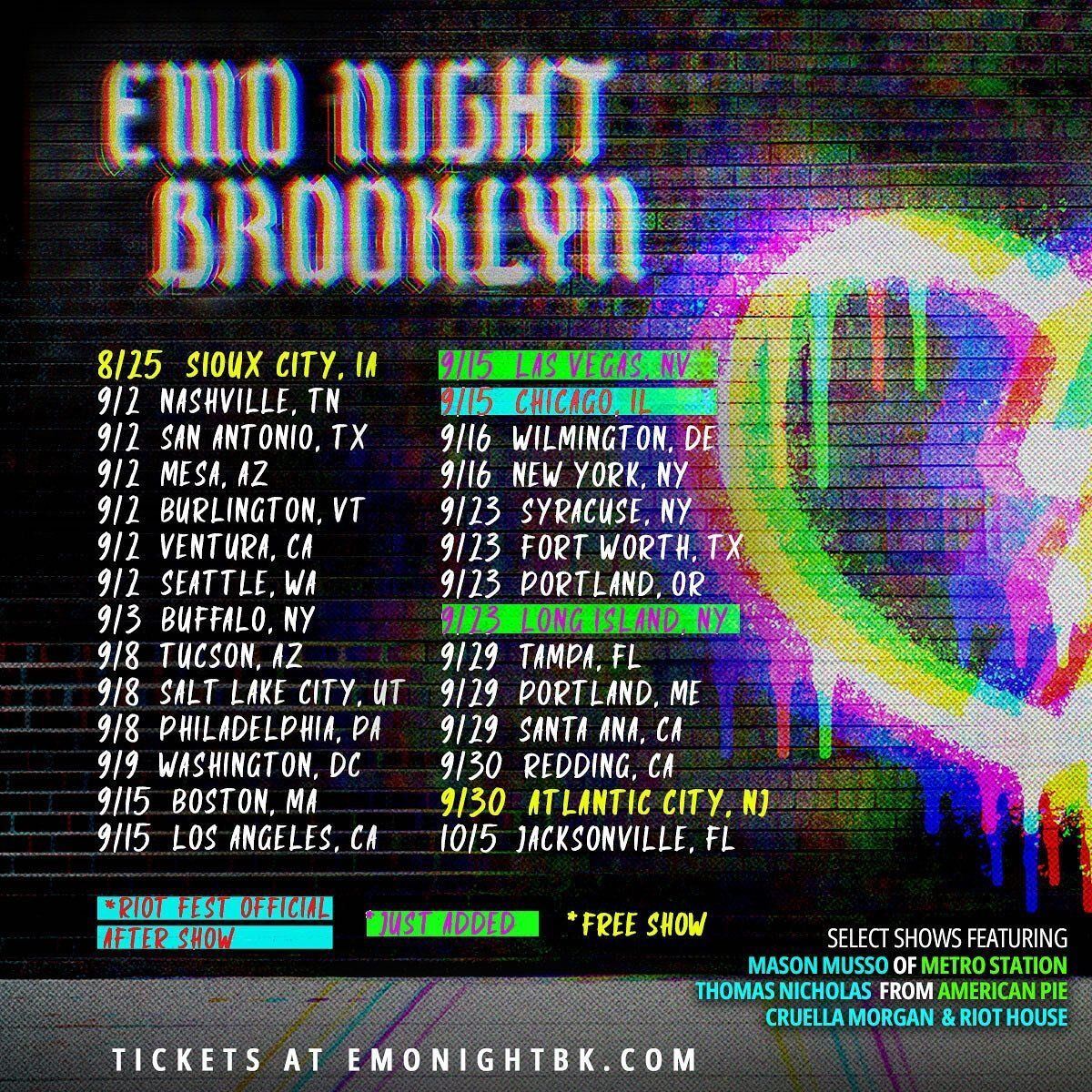 Emo Night Brooklyn at Archer Music Hall \/ Arrow