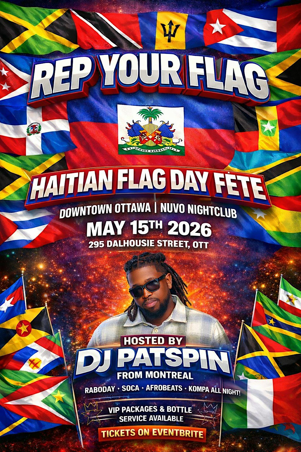 Rep Your Flag \/ Haitian Flag day Fete